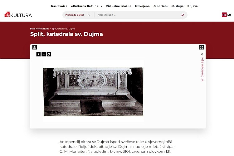 Na portalu eKultura objavljena Zbirka stare fototeke Konzervatorskog odjela u Splitu