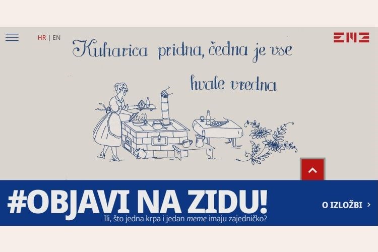 Virtualna izložba: #Objavi na zidu! Ili, što jedna krpa i jedan meme imaju zajedničko? 