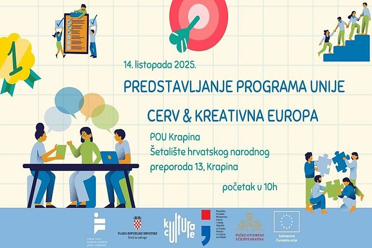 [KRAPINA] Predstavljanje programa Unije: CERV & Kreativna Europa