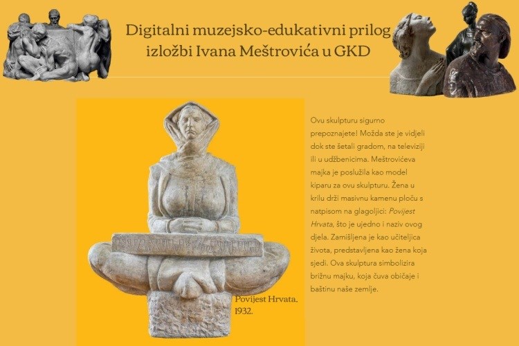 Digitalno edukativni sadržaj uz retrospektivu Ivana Meštrovića