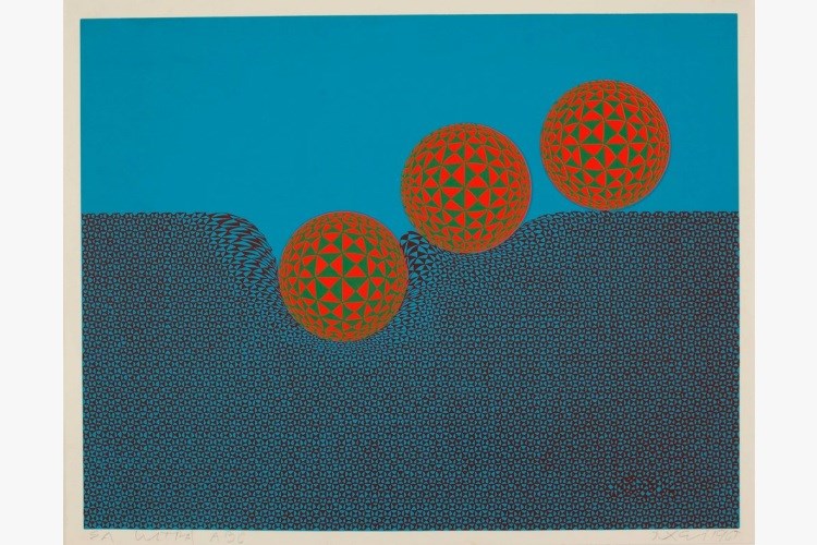 Virtualna izložba: Serigrafije Miroslava Šuteja / Izabrana djela iz fundusa Kabineta grafike HAZU