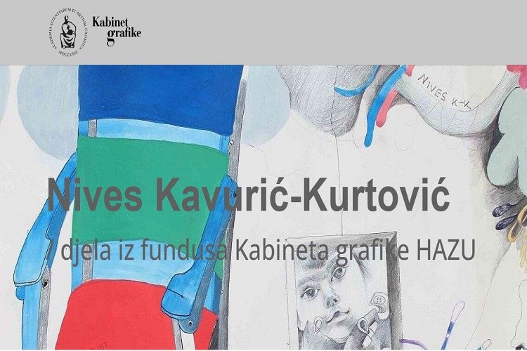 Virtualna izložba: Nives Kavurić-Kurtović / djela iz fundusa Kabineta grafike HAZU