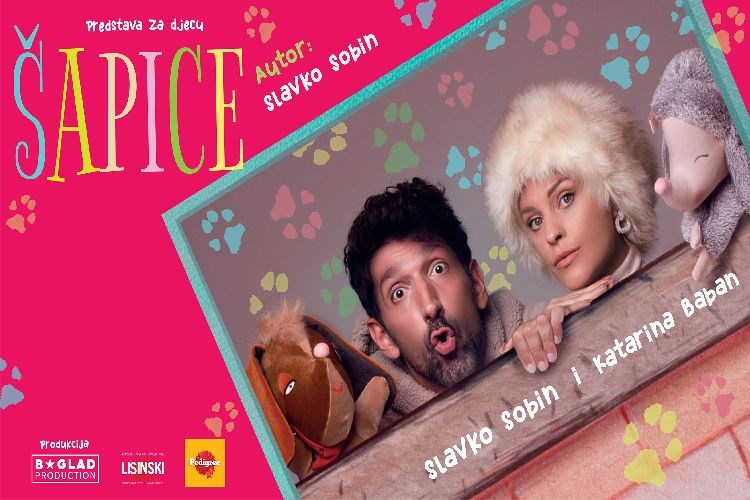 Predstava za djecu 'Šapice' premijerno ovog vikenda u 'Lisinskom'