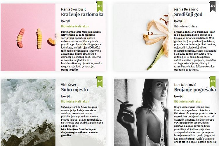BEK: Ženski pjesnički blok - novih sedam besplatnih naslova nagrađivanih hrvatskih pjesnikinja 