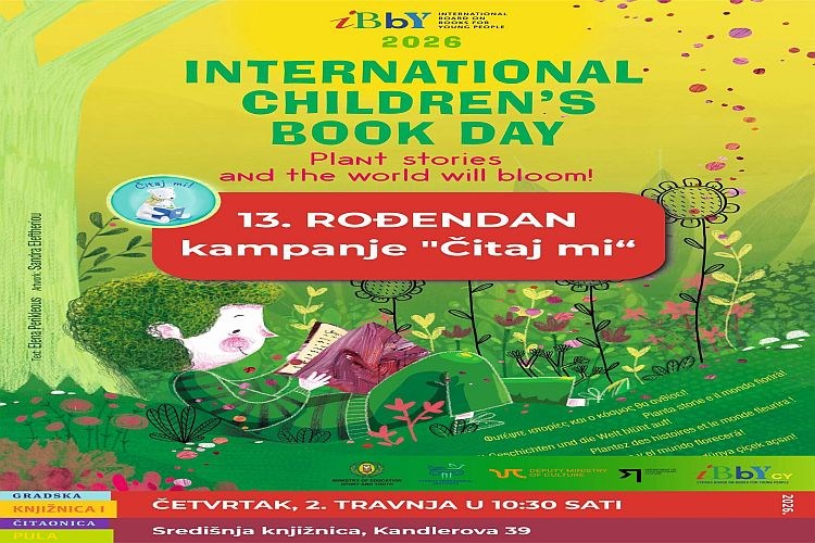 Središnja proslava 13. rođendana nacionalne kampanje Čitaj mi! u pulskoj Gradskoj knjižnici