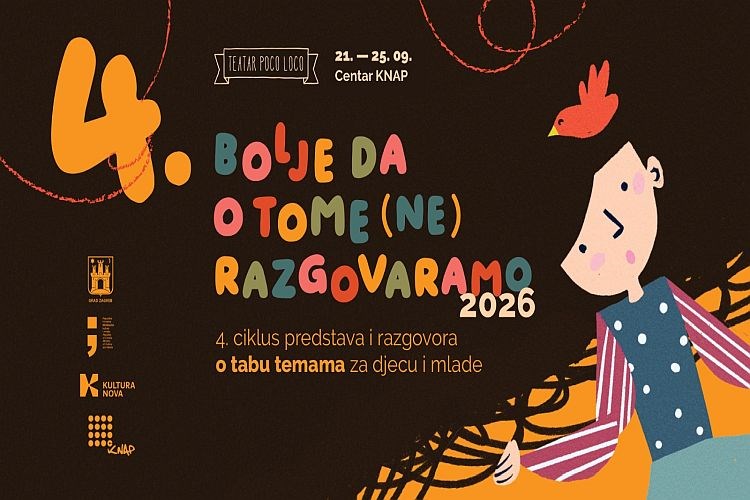 4. kazališni festival 'Bolje da o tome (ne) razgovaramo' u Centru KNAP