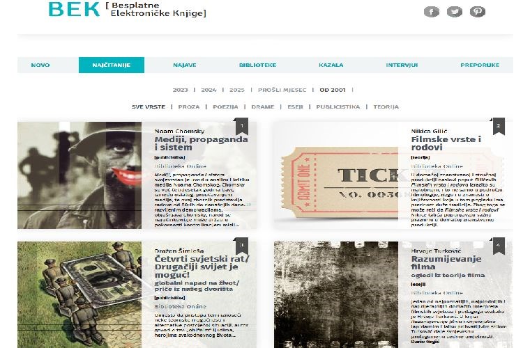  Odlična godina za projekt BEK: čitanost rasla 43 posto 