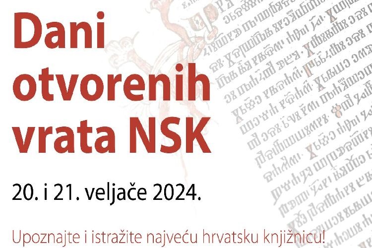 Dani otvorenih vrata NSK: Otkrijte blaga najveće hrvatske knjižnice 