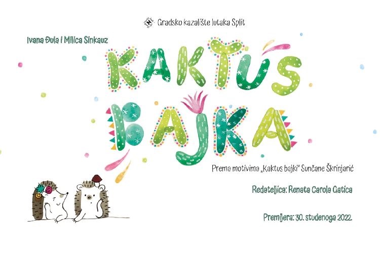 Premijera predstave 'Kaktus bajka' u Gradskom kazalištu lutaka Split