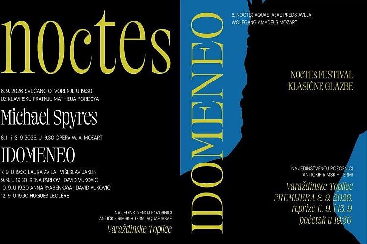 6. NOcTEs Aquae Iasae - svjetske operne zvijezde stižu u Varaždinske Toplice