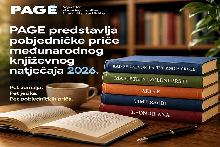 Europski projekt PAGE predstavio pobjedničke priče prvog međunarodnog književnog natječaja za pristupačnu književnost