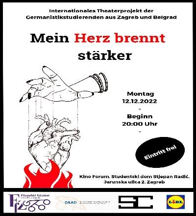 Studentska predstava na njemačkom jeziku u Kinu Forum