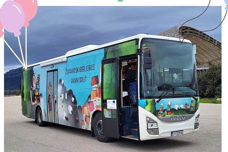 Proslava druge godišnjice rada Županijske bibliobusne službe GKMM Split