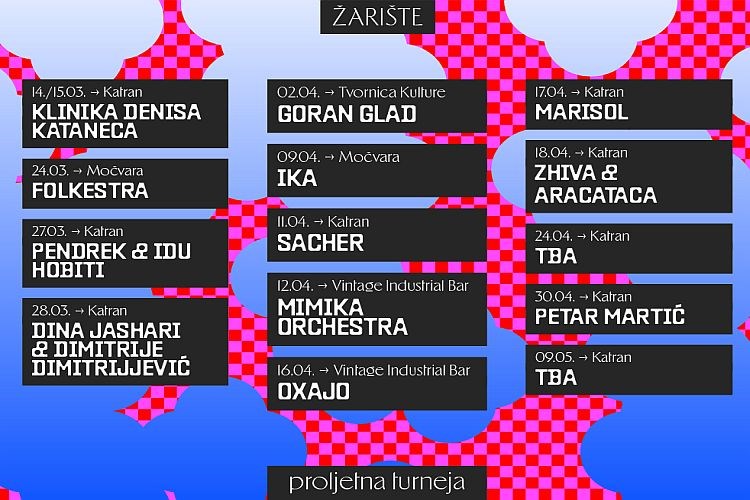 ‘Žarište’ kreće na proljetnu turneju zagrebačkim klubovima i predstavlja dvadesetak izuzetnih kantautora i bendova 