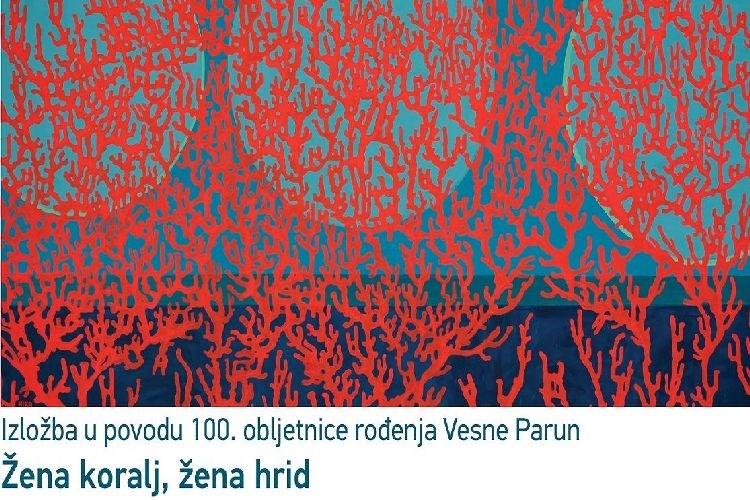 U povodu 100. obljetnice rođenja Vesne Parun u NSK poetsko druženje i izložba 'Žena koralj, žena hrid'
