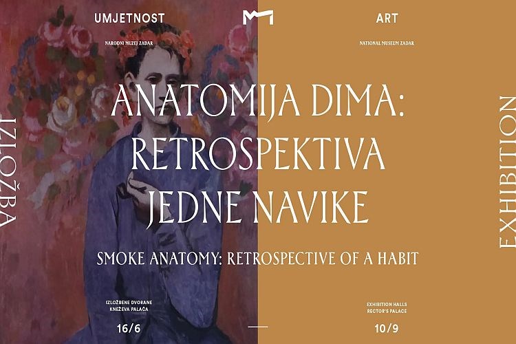 Izložba 'Anatomija dima – retrospektiva jedne navike' u zadarskoj Kneževoj palači