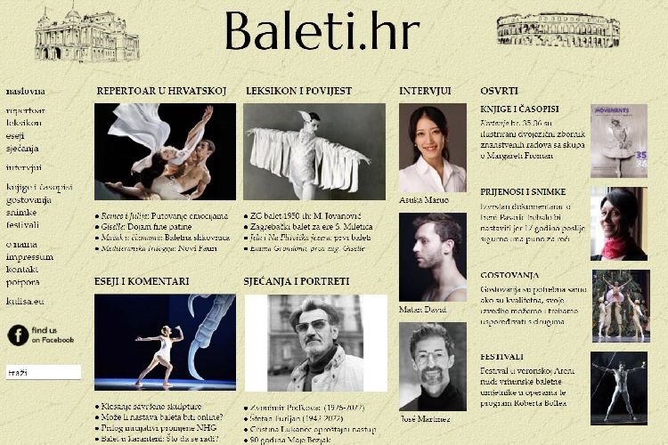 Pokrenuta e-publikacija Baleti.hr