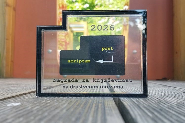 Robert Bebek je jedanaesti dobitnik nagrade Post scriptum za književnost na društvenim mrežama