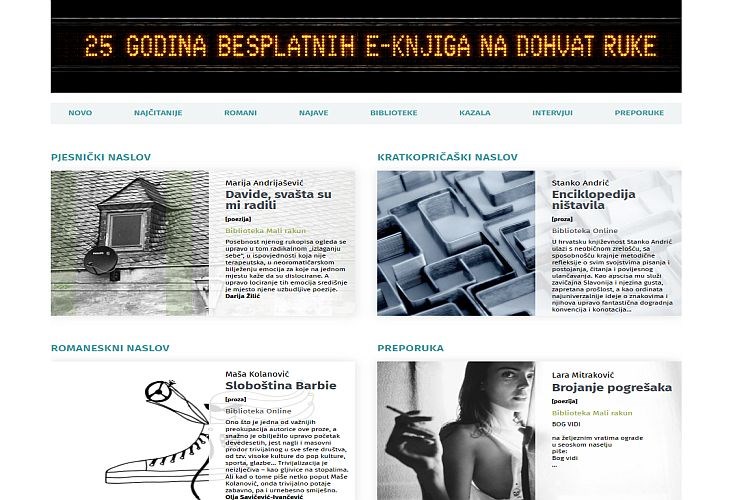 BEK obilježava 25 godina slobodnog pristupa suvremenoj hrvatskoj književnosti
