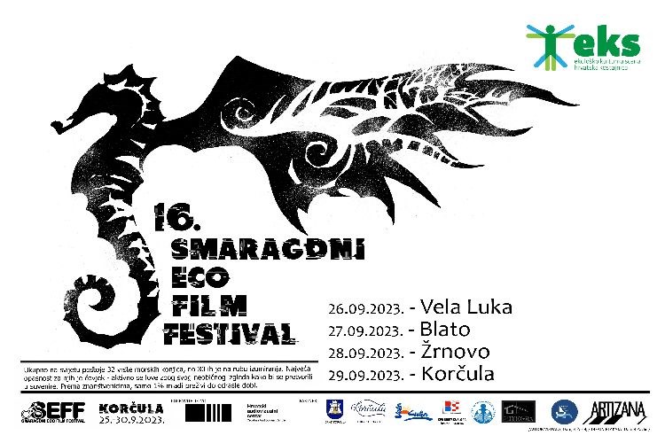 16. izdanje Smaragdnog eco film festivala održat će se na Korčuli