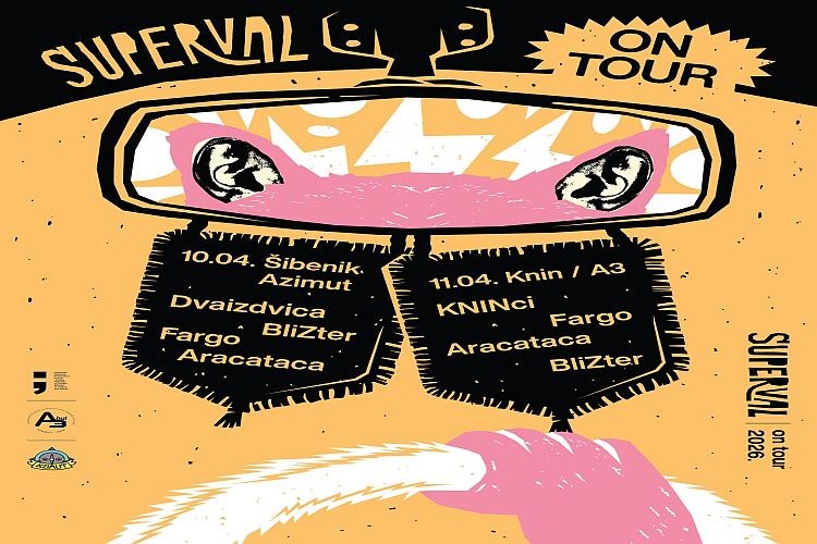 Superval On Tour ne prestaje s nastupima po Hrvatskoj, na redu su koncerti u Šibeniku i Kninu