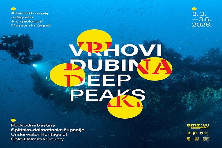 Izložba Vrhovi dubina – podvodna baština Splitsko-dalmatinske županije u AMZ-u