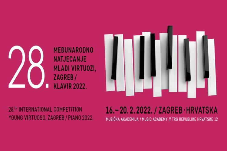 28. međunarodno natjecanje 'Mladi virtuozi', Zagreb 2022., klavir 