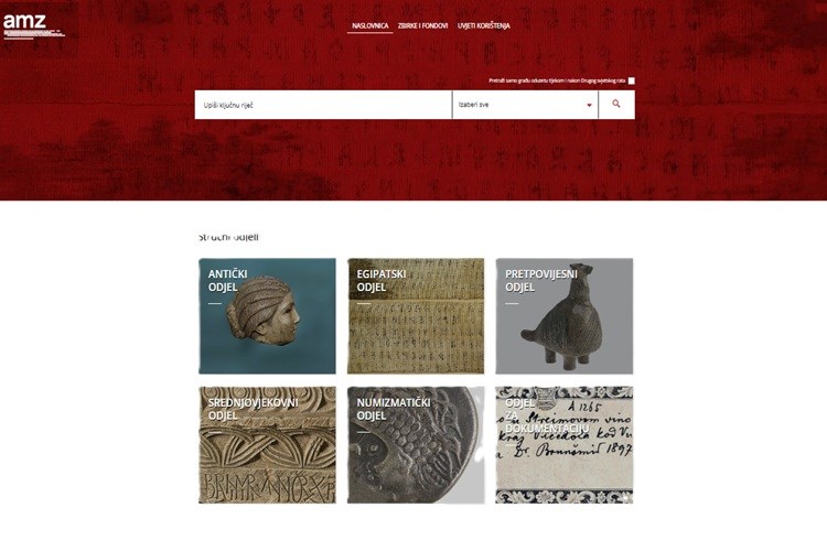Online katalog zbirke Arheološkog muzeja u Zagrebu