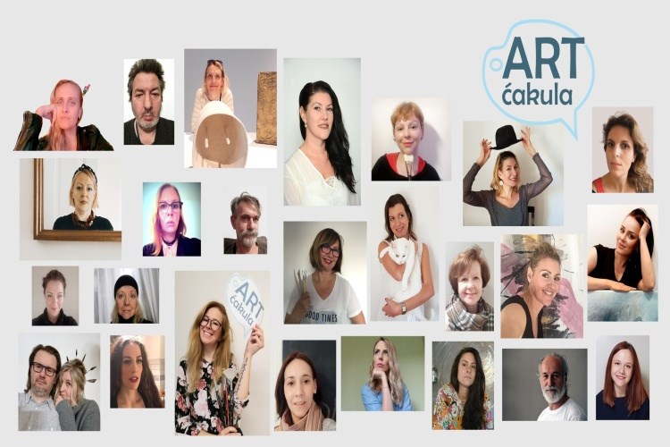 Art ćakula - virtualni susreti umjetnika i publike