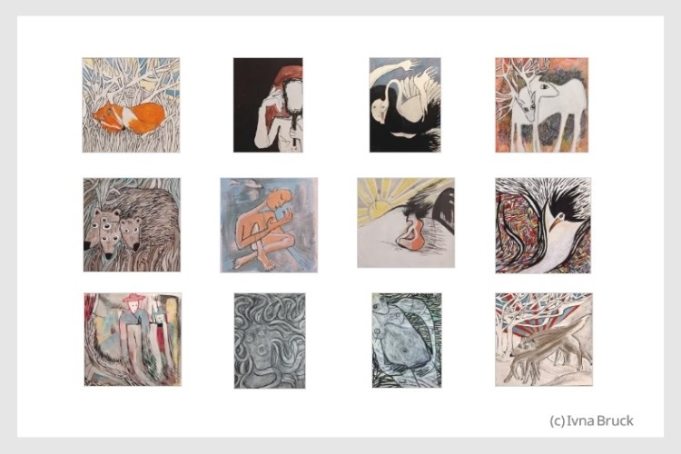 Virtualna izložba: 'Fantazijski svijet Ivne Bruck'