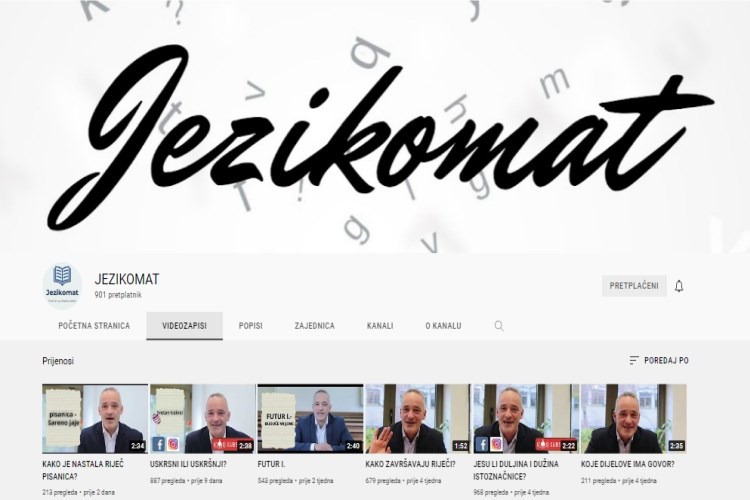 Pokrenuta digitalna platforma 'Jezikomat'