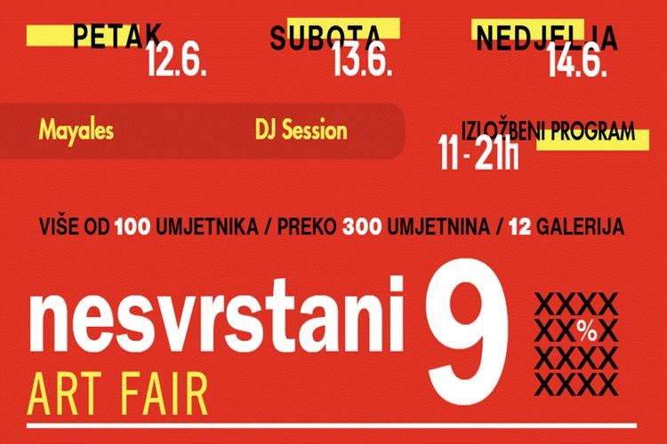 Nesvrstani, 9. međunarodni art fair ovaj vikend u Laubi