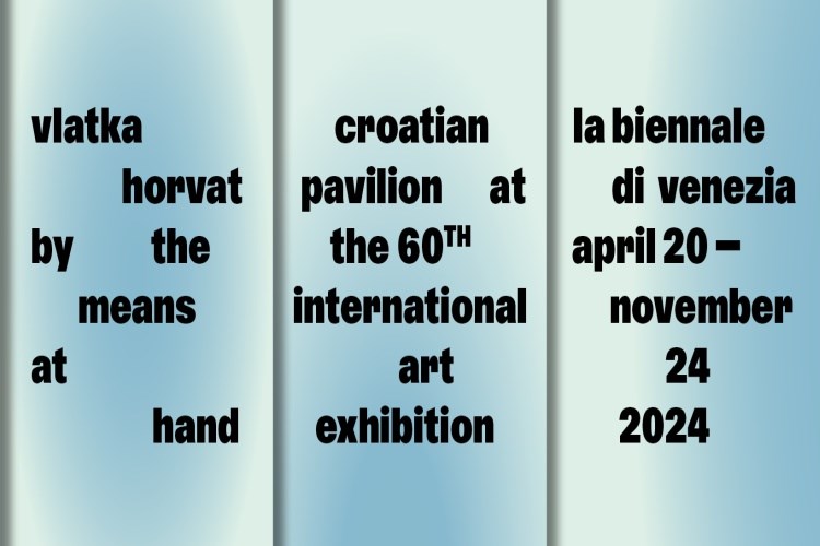 Hrvatski paviljon na 60. Međunarodnoj izložbi vizualnih umjetnosti – Venecijanskom bijenalu / Vlatka Horvat: Priručnim sredstvima