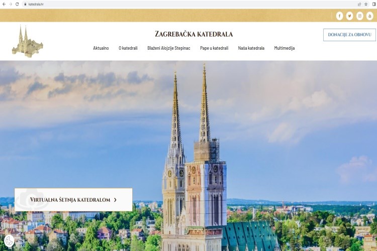 Pokrenuta mrežna stranica zagrebačke katedrale